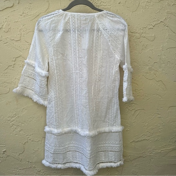 NWT Raga Arshi Embroidered Mini Beach Dress in white S - Picture 10 of 10